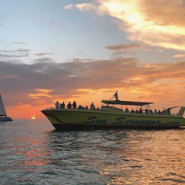 a close up of a boat in the water